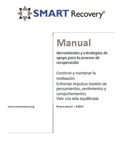 SMART Recovery Manual 3ra Edición (SMART Recovery Handbook Spanish)