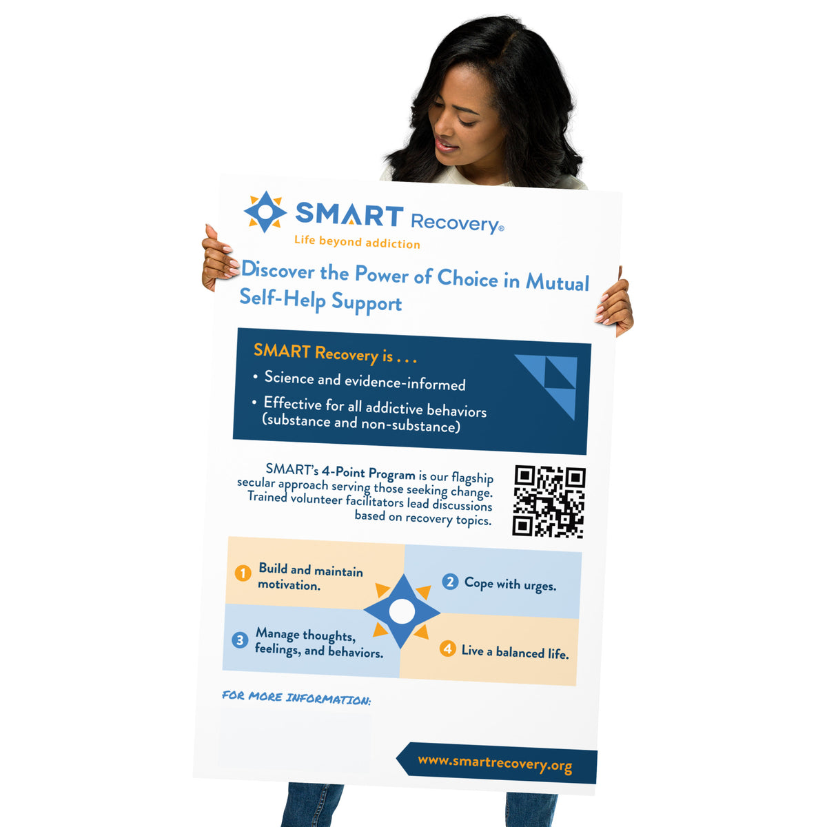 Poster "Discover the Power of Choice" SMART Recovery USA Shop