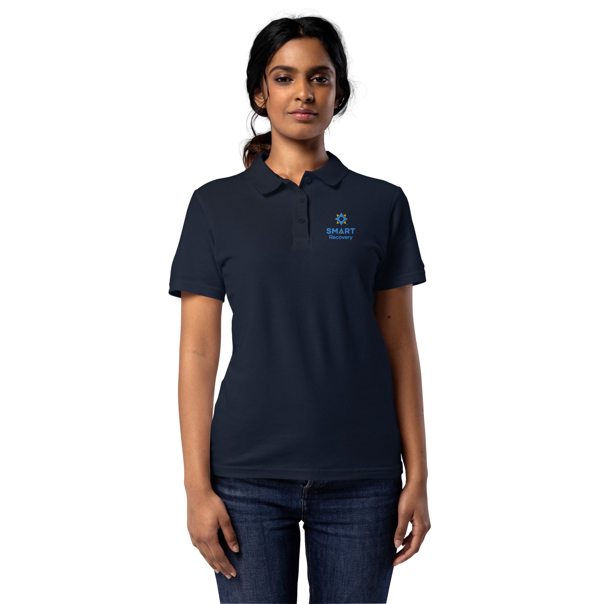 womens-pique-polo-shirt-navy-