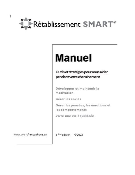 SMART Recovery Handbook (Language: French)