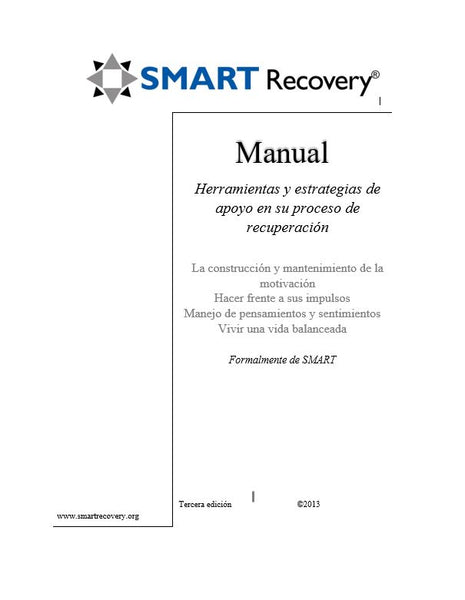 SMART Recovery Handbook 3rd ed. SPANISH  (Language: Spanish)
